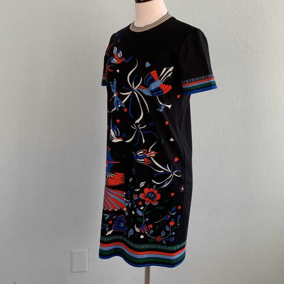 Tory Burch Paradise Bird Tshirt Dress - Picture 8 of 15